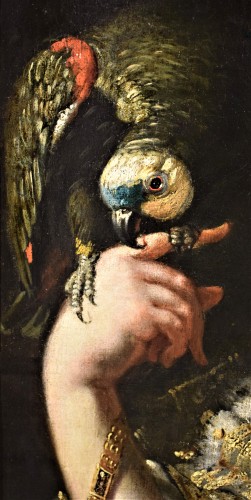 XVIIe siècle - "Allégorie du toucher" Abraham Janssens II, Le Jeune (1616 -1649)